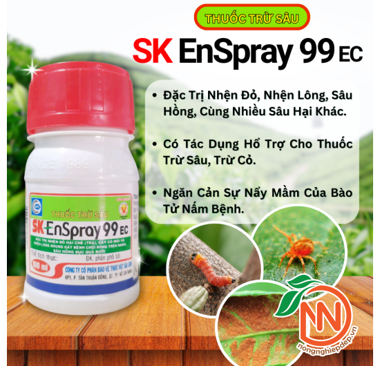 Dầu Khoáng SK EnSpray 99EC Đặc Trị Nhện Đỏ