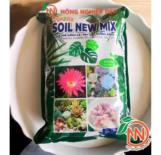 NewZita SOIL NEW MIX | Giá Thể Kiểng Lá, Sen Đá, Xương Rồng 