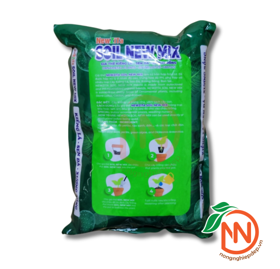NewZita SOIL NEW MIX | Giá Thể Kiểng Lá, Sen Đá, Xương Rồng 