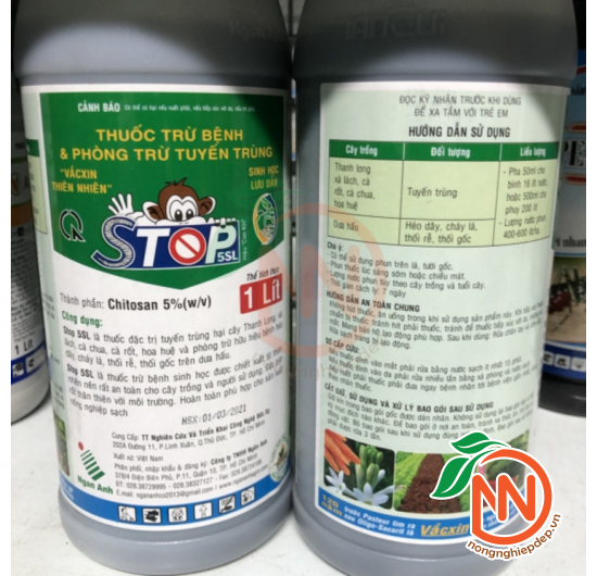 STOP 5SL – Thuốc Trị Tuyến Trùng Sinh Học