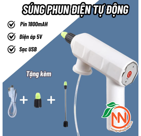 Súng Phun Nước Tự Động - Sung Phun Nước Tích Điện
