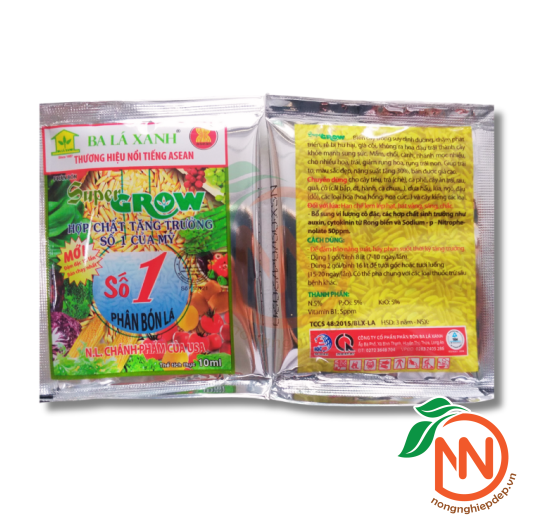 Phân Bón Ba Lá Xanh Super Grow Số 1