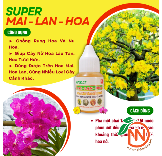 Chất Chống Rụng Bông Super Mai - Lan - Hoa