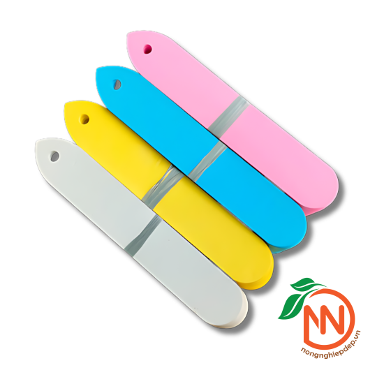 Thẻ Ghi Tên Cây Trồng - Bằng Nhựa Nhiều Màu Sắc