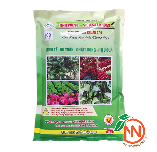 Tinh Vôi 98 - Siêu Sát Khuẩn | Tăng pH - Sát Khuẩn Cao