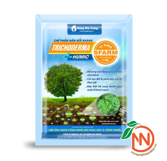Chế Phẩm Nấm Đối Kháng Trichoderma Plus Humic Sfarm