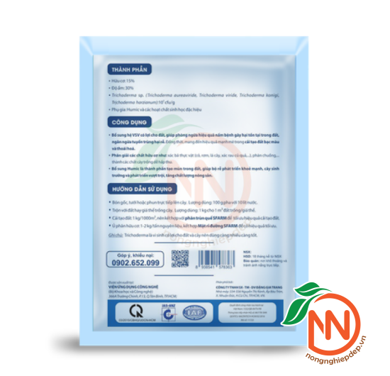 Chế Phẩm Nấm Đối Kháng Trichoderma Plus Humic Sfarm