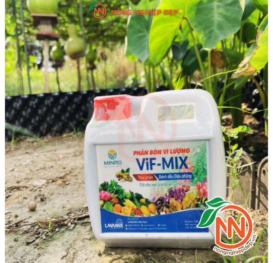 Phân Bánh Dầu Đậu Phộng VIF - MIX