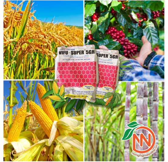 VIFU-SUPER 5GR | Đặc Trị Tuyến Trùng – Sâu Đục - Thân – Muỗi Hành