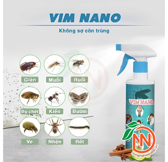 Thuốc Xịt Muỗi - Thằn Lằn VIM NANO | An toàn hiệu quả 