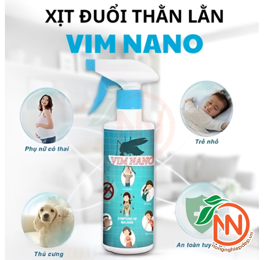 Thuốc Xịt Muỗi - Thằn Lằn VIM NANO | An toàn hiệu quả 
