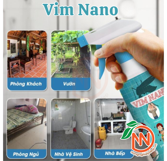 Thuốc Xịt Muỗi - Thằn Lằn VIM NANO | An toàn hiệu quả 