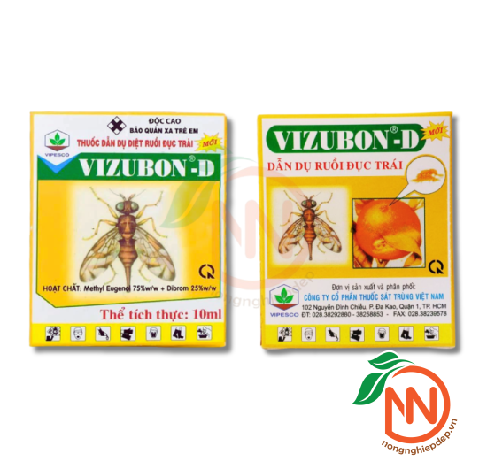 VIZUBON-D Thuốc Dẫn Dụ Diệt Ruồi Đục Trái